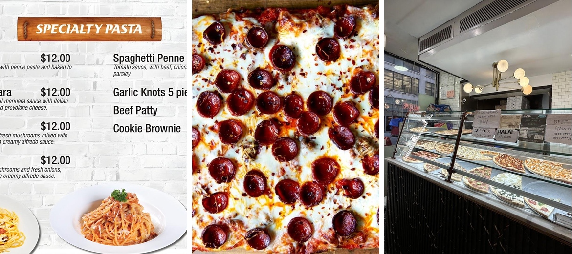 Dude's Pizza Menu