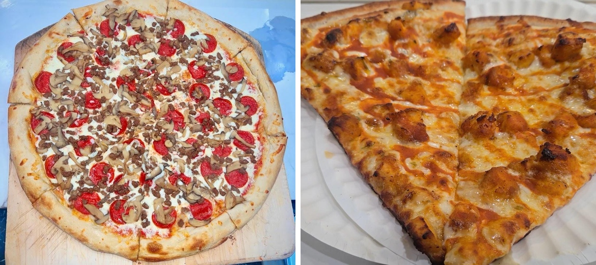 Dude's Pizza Menu