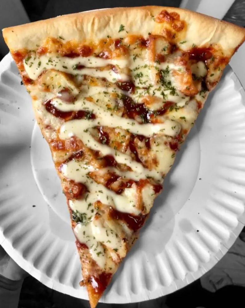 BBQ Chicken Pizza Slice