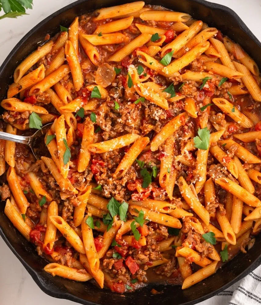 Italian Sausage Marinara Pasta